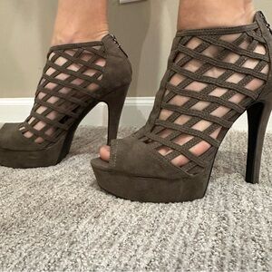 G by Guess platform heel